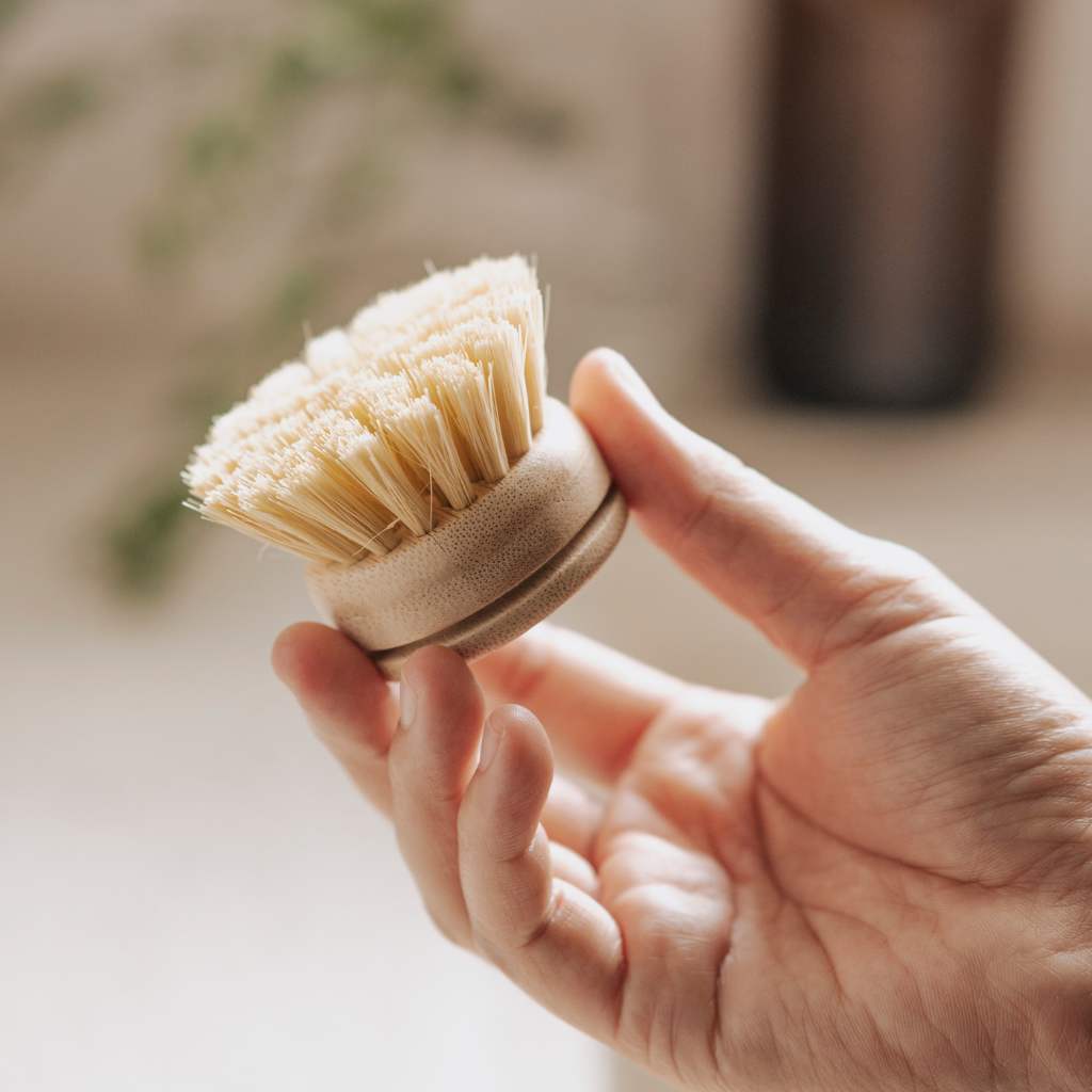 Reusable Bamboo Dish Brush | Eco Washing Up Cleaning Brushes