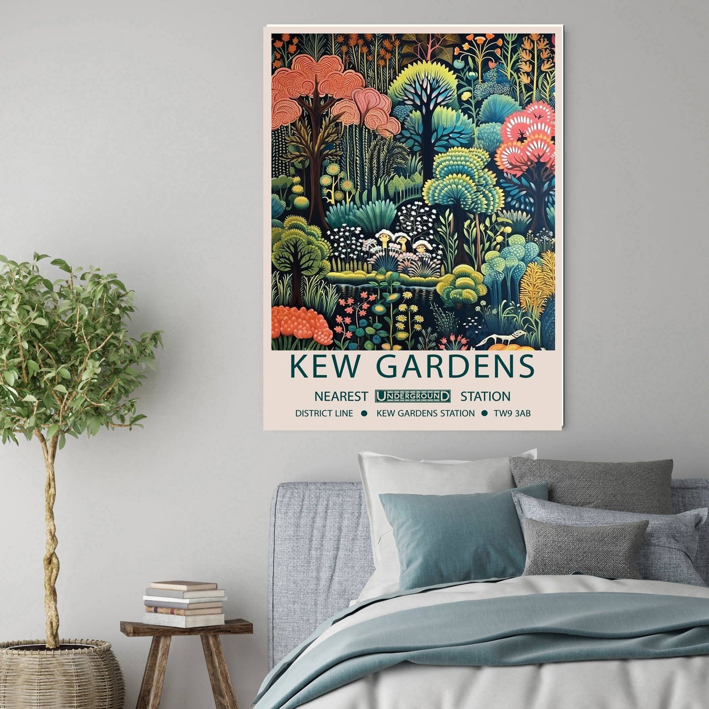 Botanical Kew Garden's Art Print