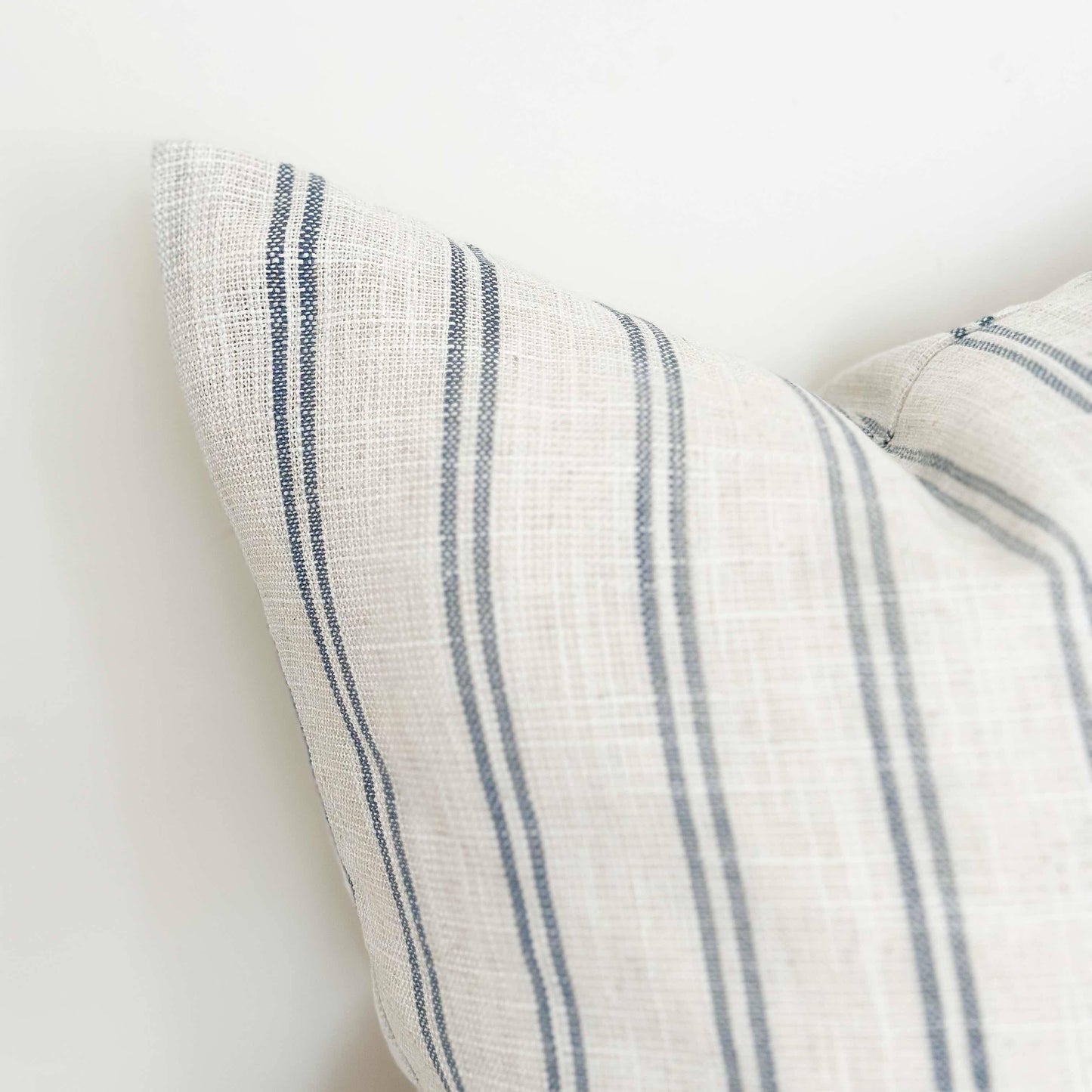 Rosie Cushion Cover 45x45 - Blue & Cream Stripe