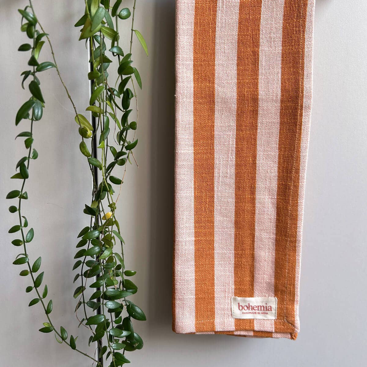 Jaipur Stripe Tea Towel, Pink City