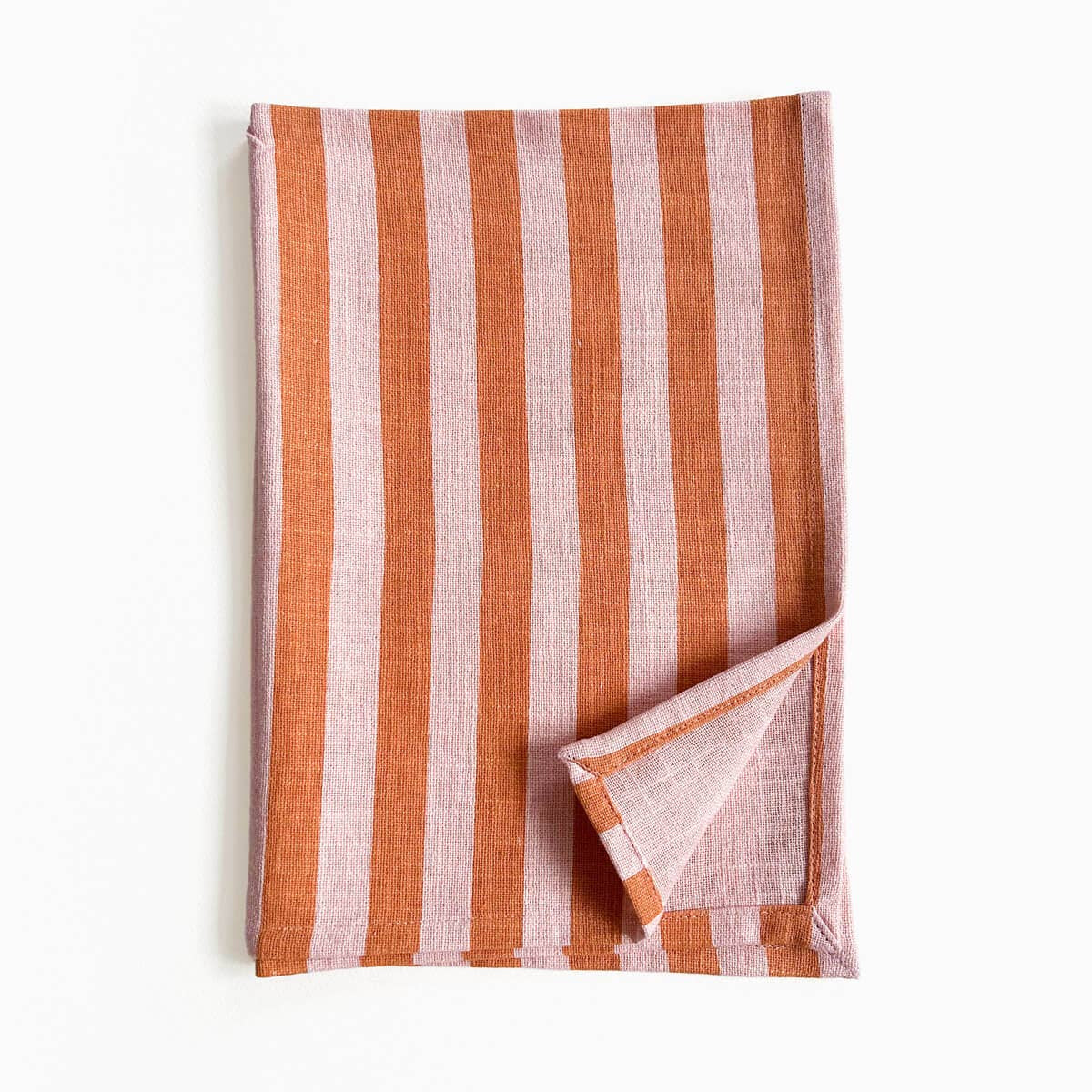 Jaipur Stripe Tea Towel, Pink City