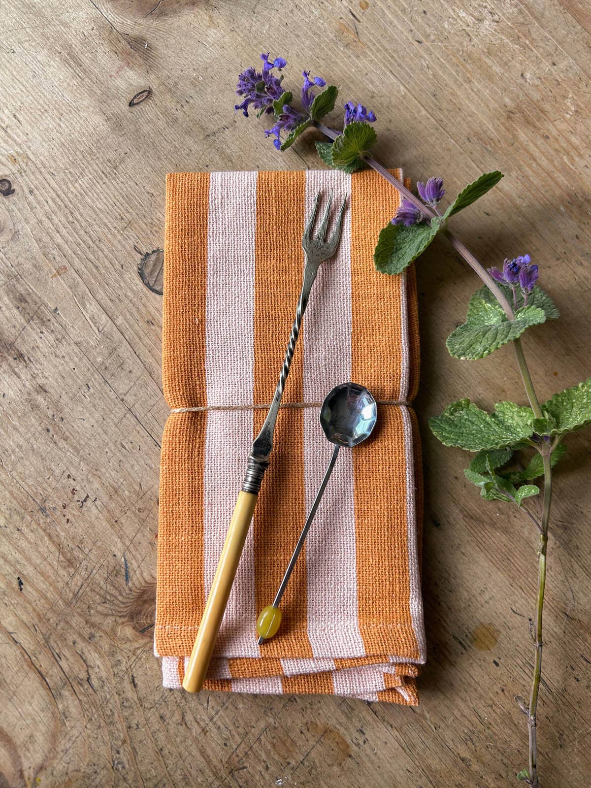 Jaipur Stripe Napkin, Pink City