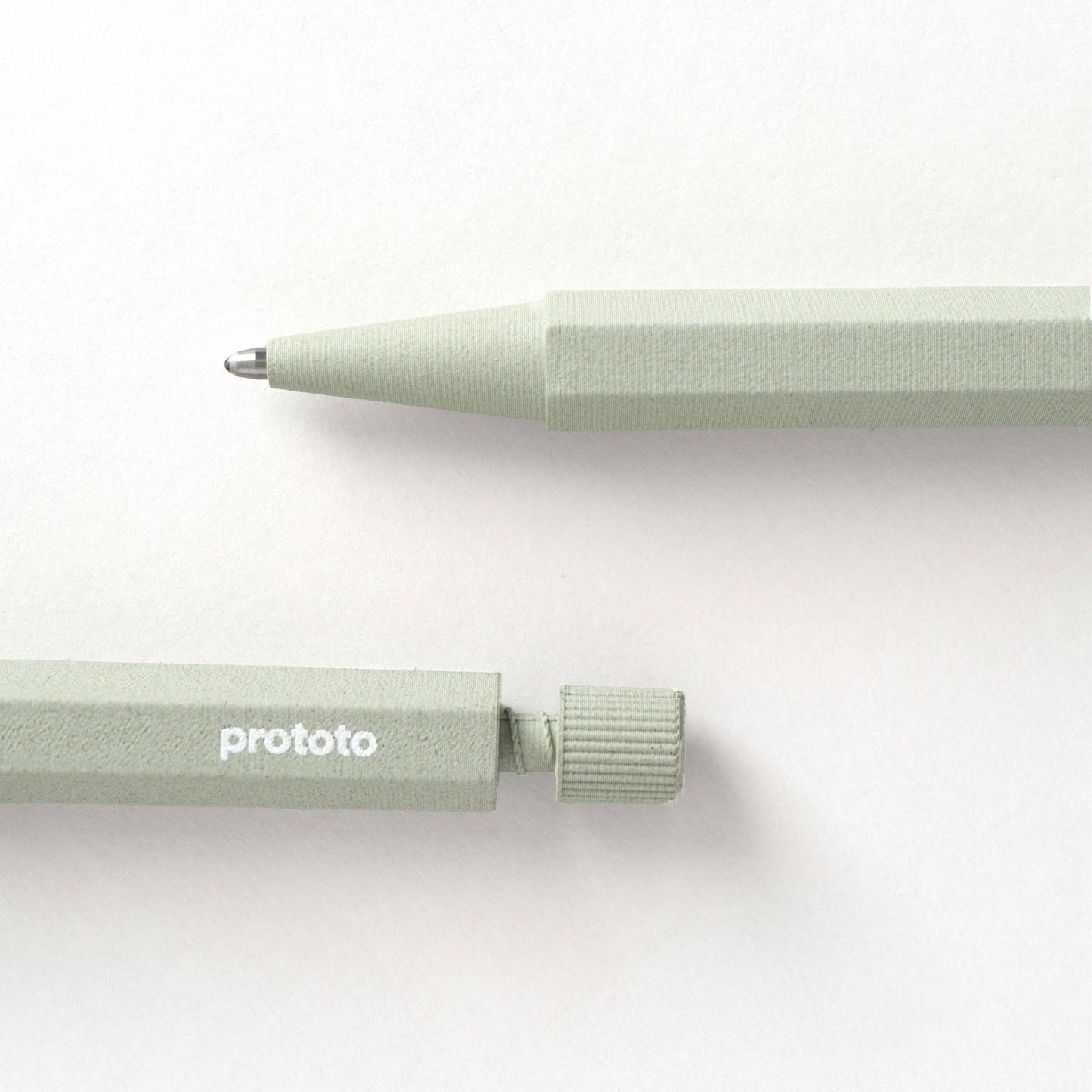 Zero Waste ballpoint pen in sage