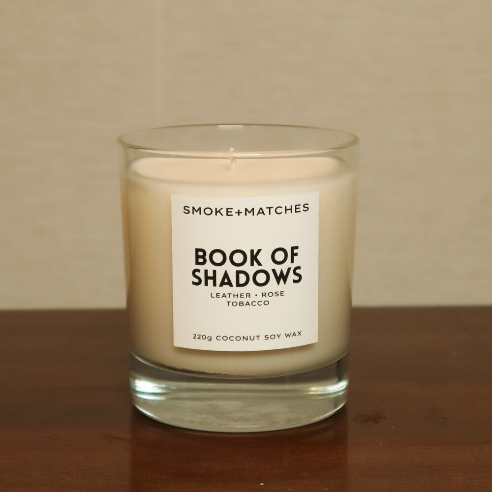 Smoke & Matches Book of Shadows 220g Candle Jar
