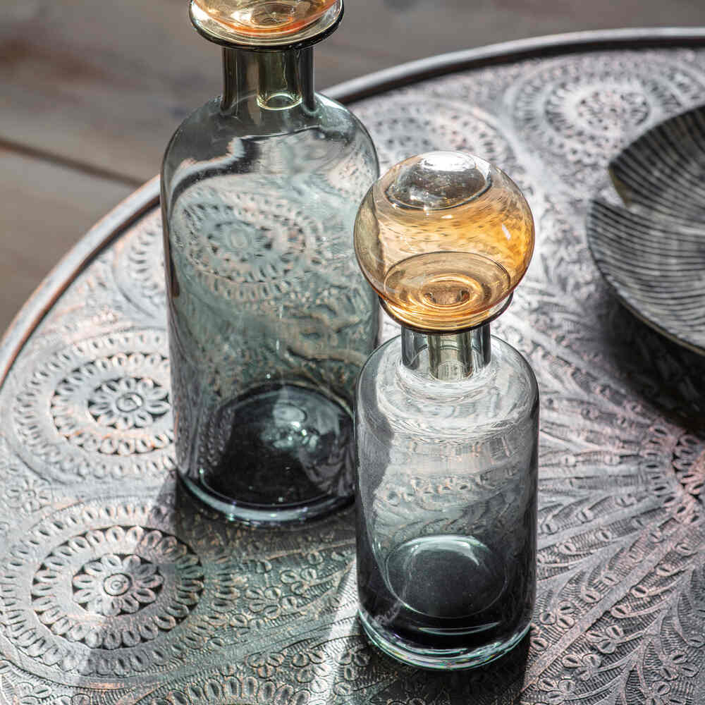 Elma Decorative Decanter Bottle With Stopper 28cm