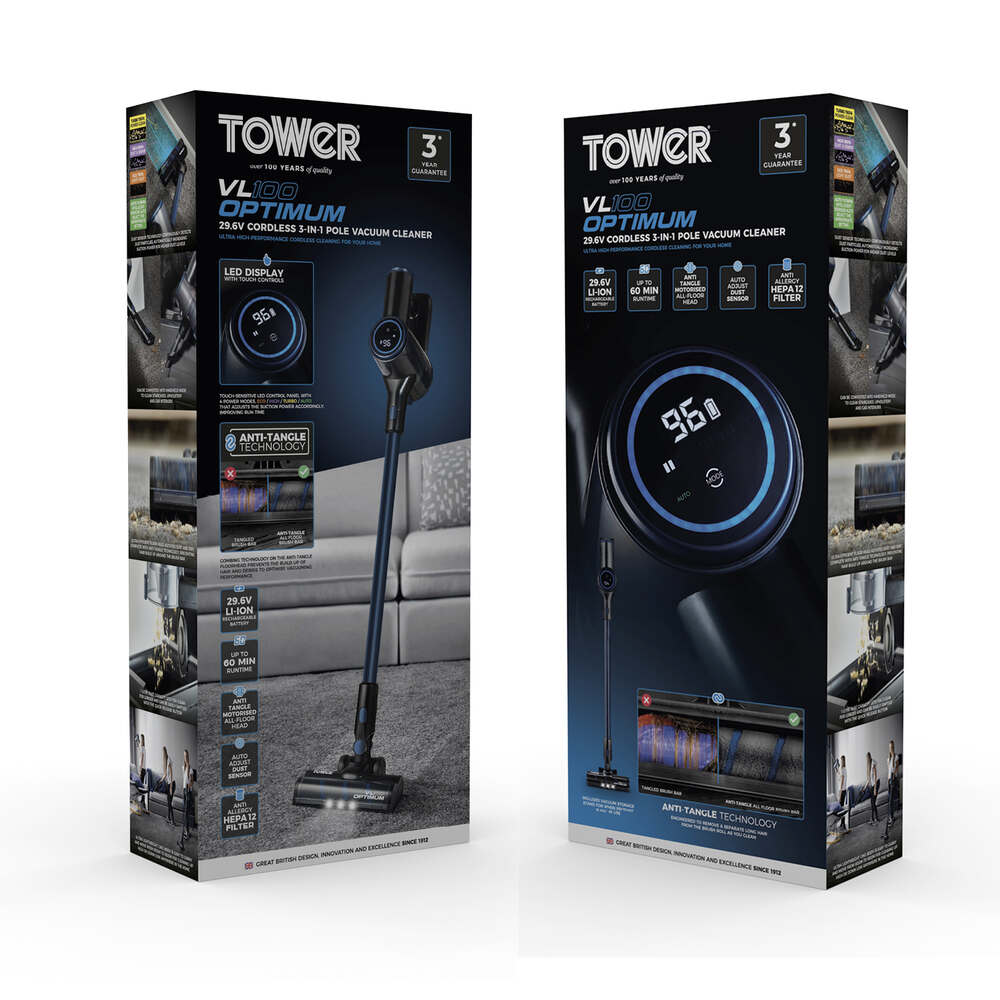Tower VL100 Cordless 3 in1 Vacuum