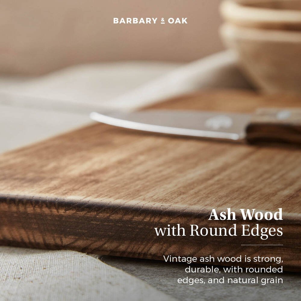 Barbary Oak Square Ash Wood Chopping Board