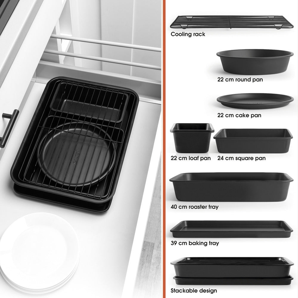 Salter Bakes Stacking Bakeware Set - 7 Piece