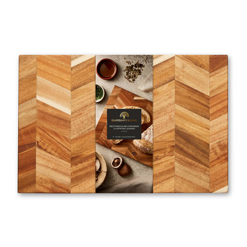 Barbary & Oak Acacia Chevron Chopping Board