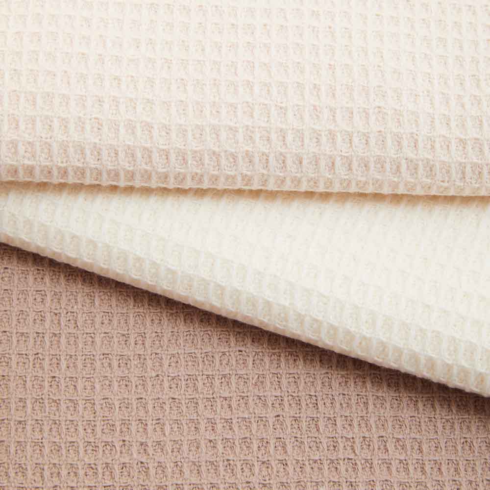 Waffle Tea Towels Natural - Set of 3