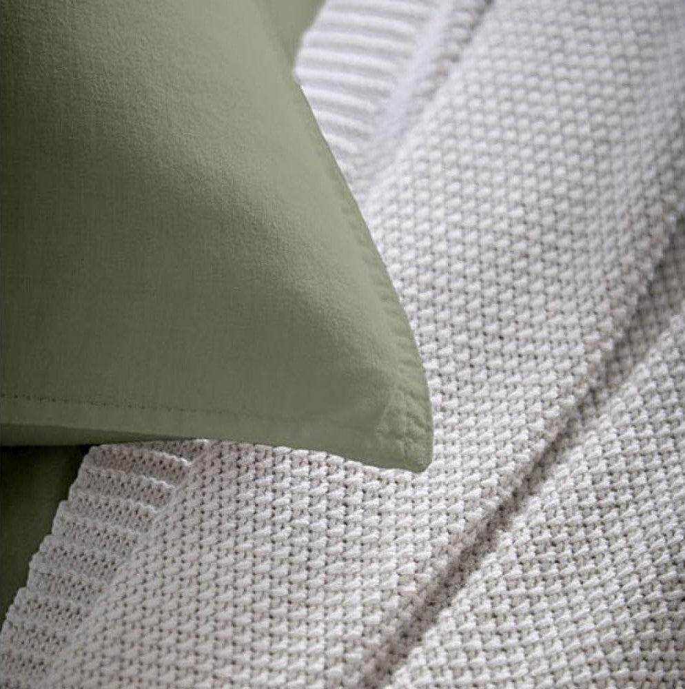 Appletree Loft Cassia Cotton Duvet Cover Set - Khaki