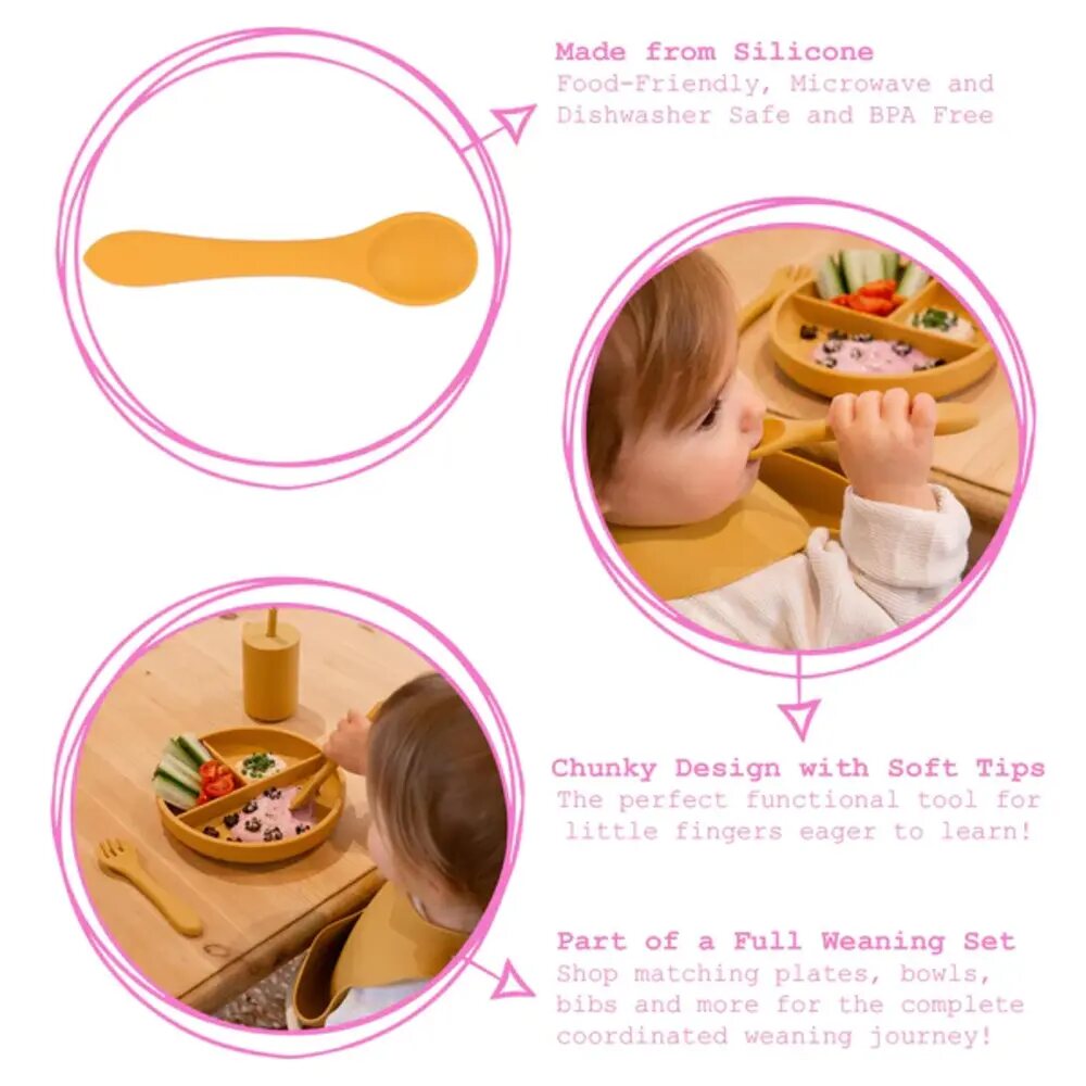 Silicone Baby Weaning Spoon