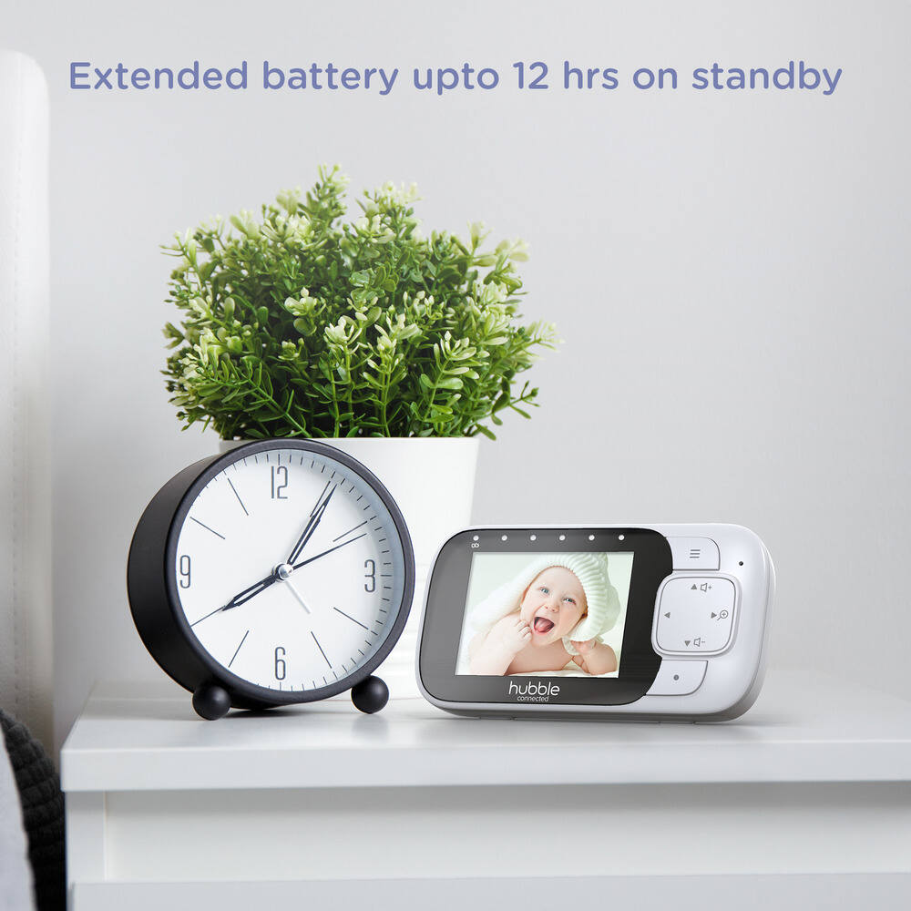 Hubble Nursery Pal Essentials 2.8 Connected Baby Monitor