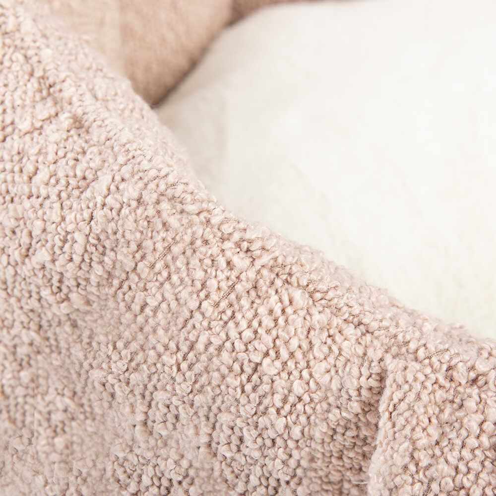 Scruffs Boucle Cat/Small Dog Bed - Blush