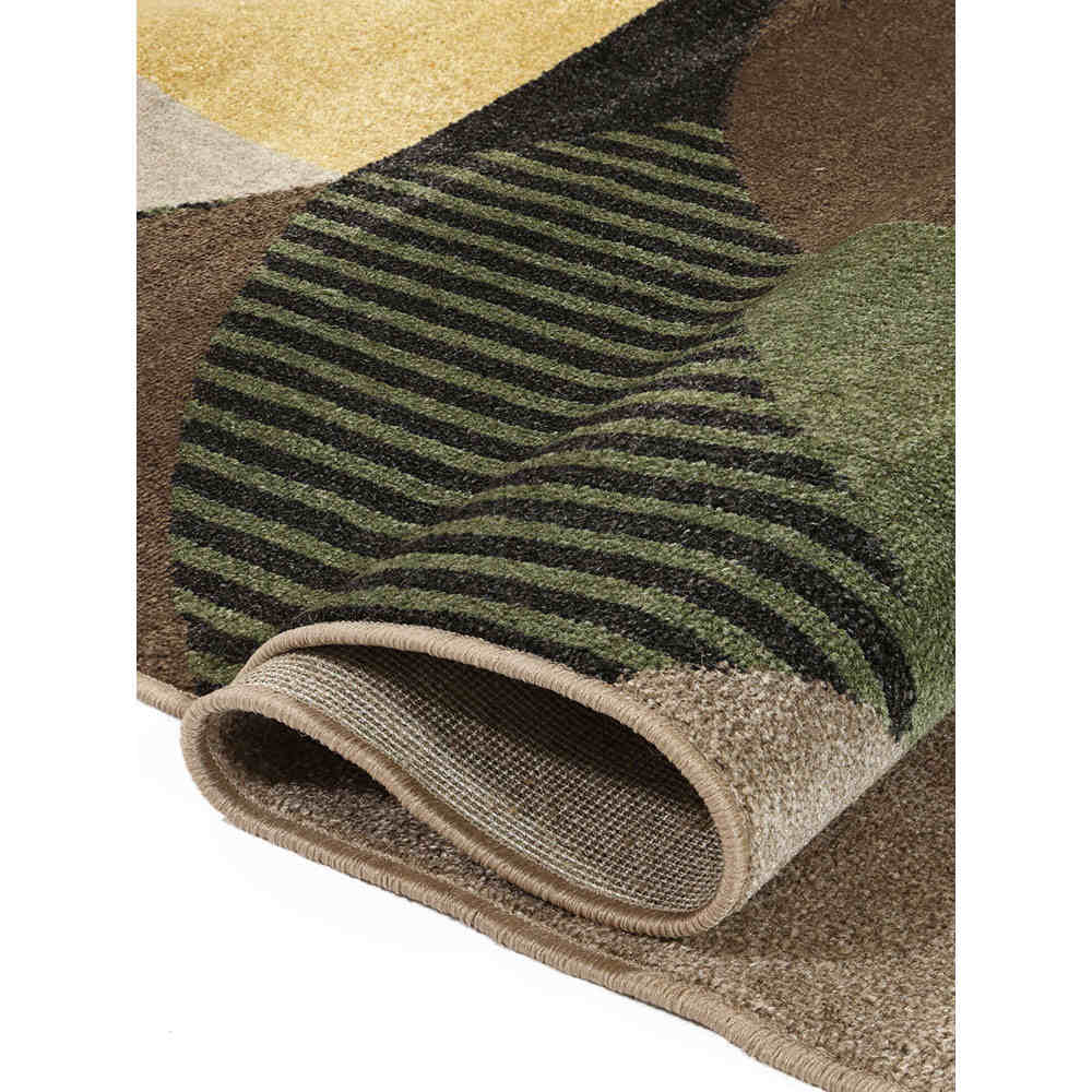 Rondo Rug - Yellow and Green