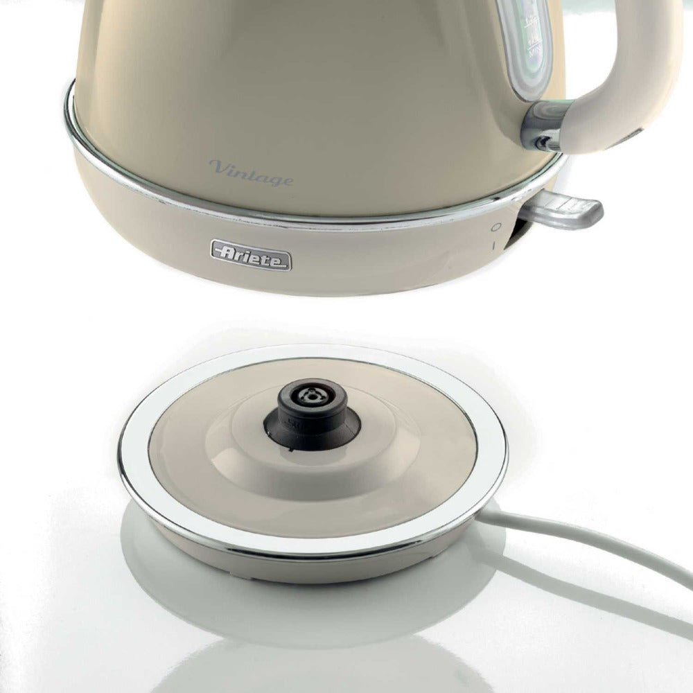 Vintage Pot Kettle 1.7L - Cream
