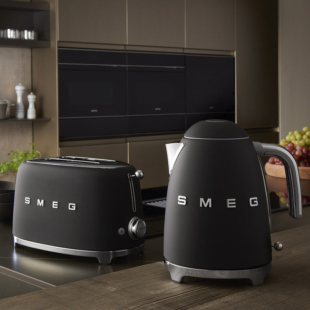 Smeg Retro 1.7L Kettle - Matte Black