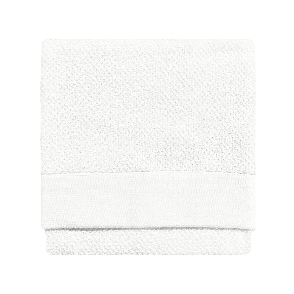 Textured Hand Towel - White