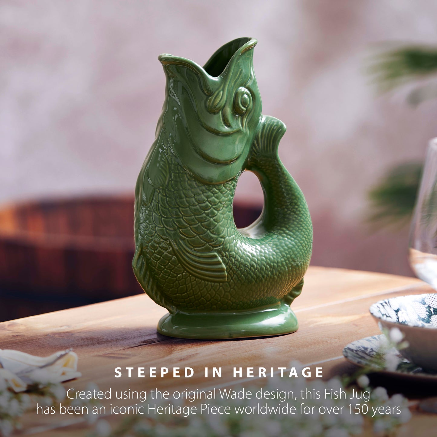 Wade Fish Jug 1.2L Forest Green
