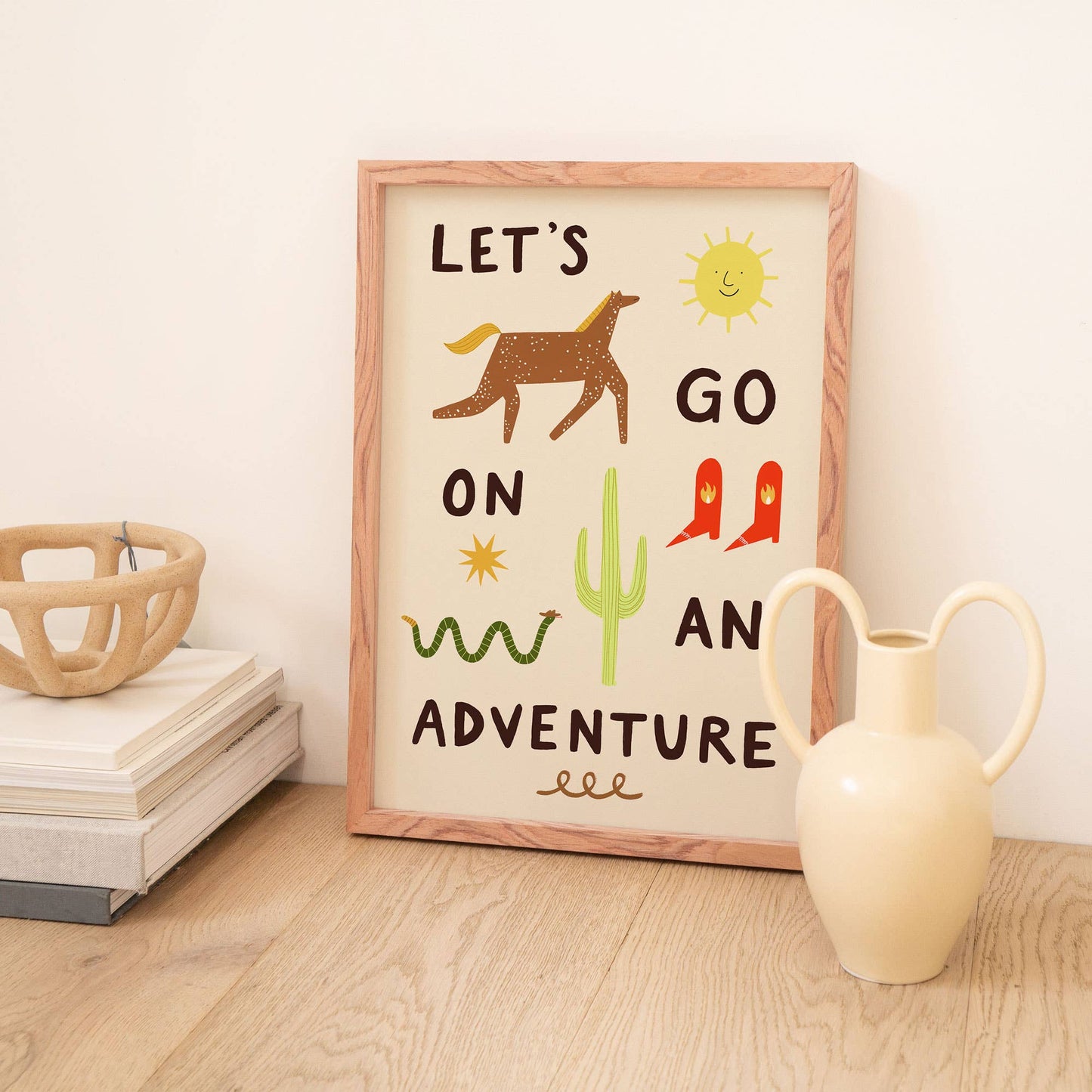Let's Go On An Adventure A4 Art Print