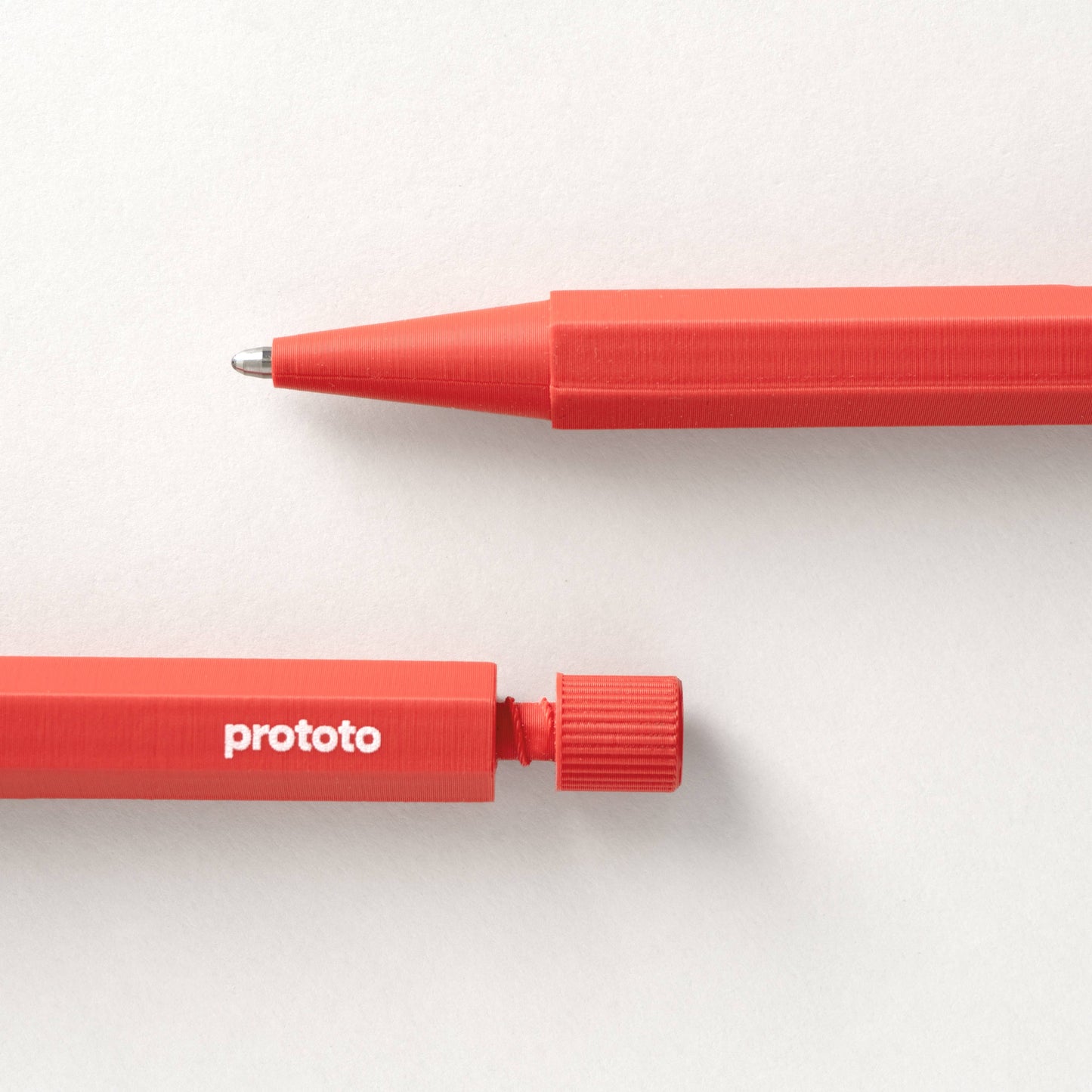 Zero Waste ballpoint pen in red