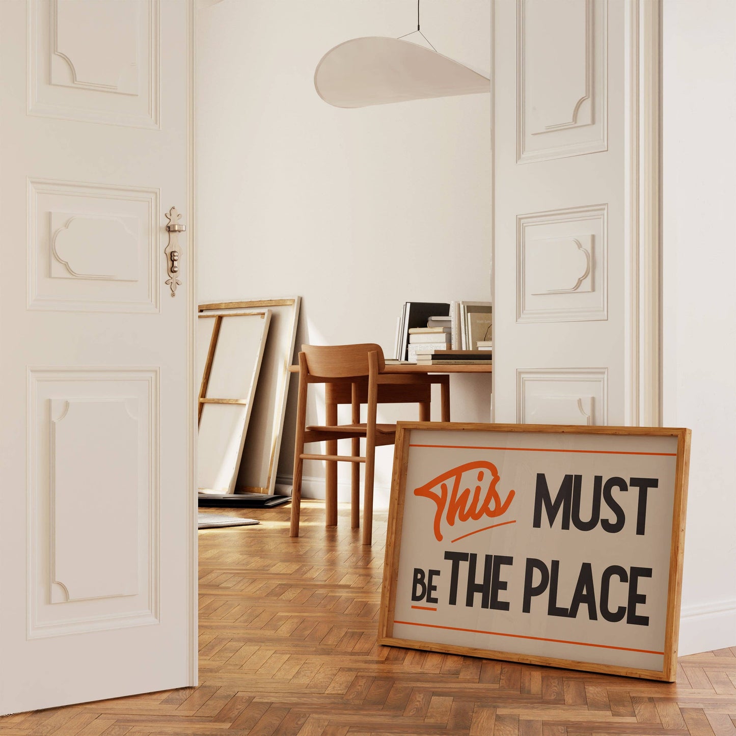 This Must Be The Place Retro A3 Print