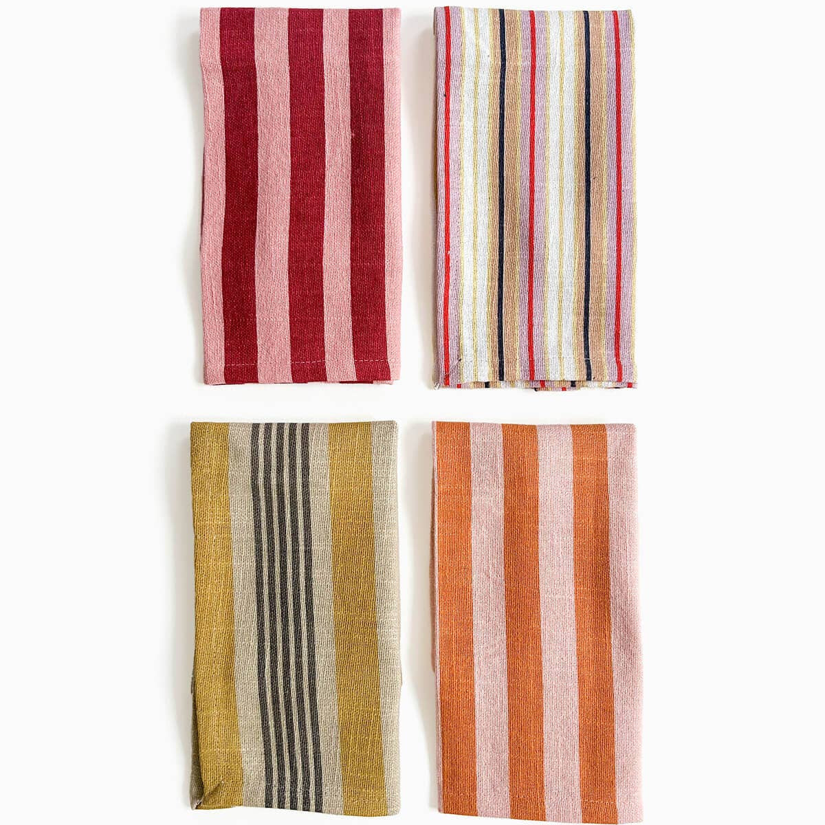 Jaipur Stripe Napkin, Pink City