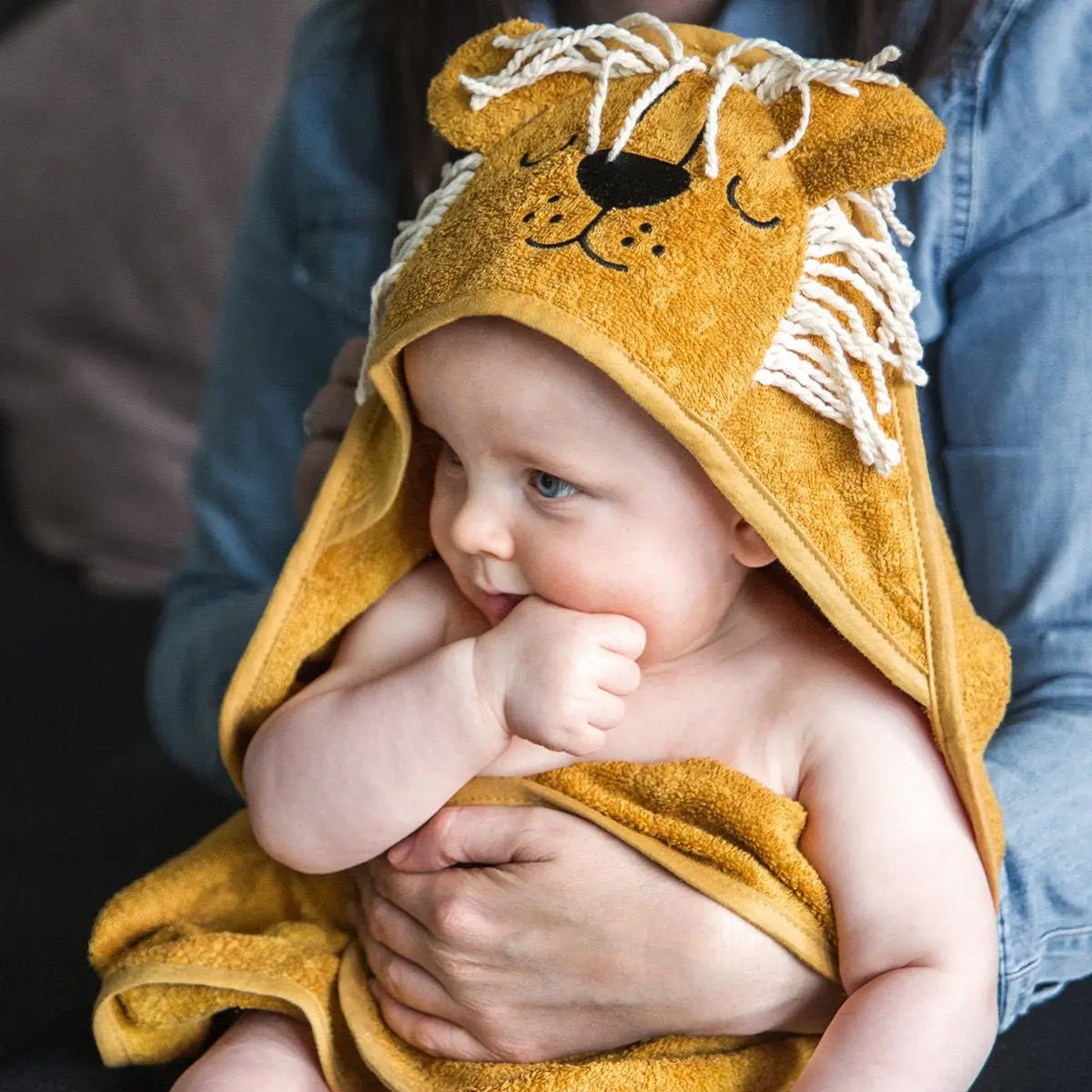 Lion Hooded Baby Towel