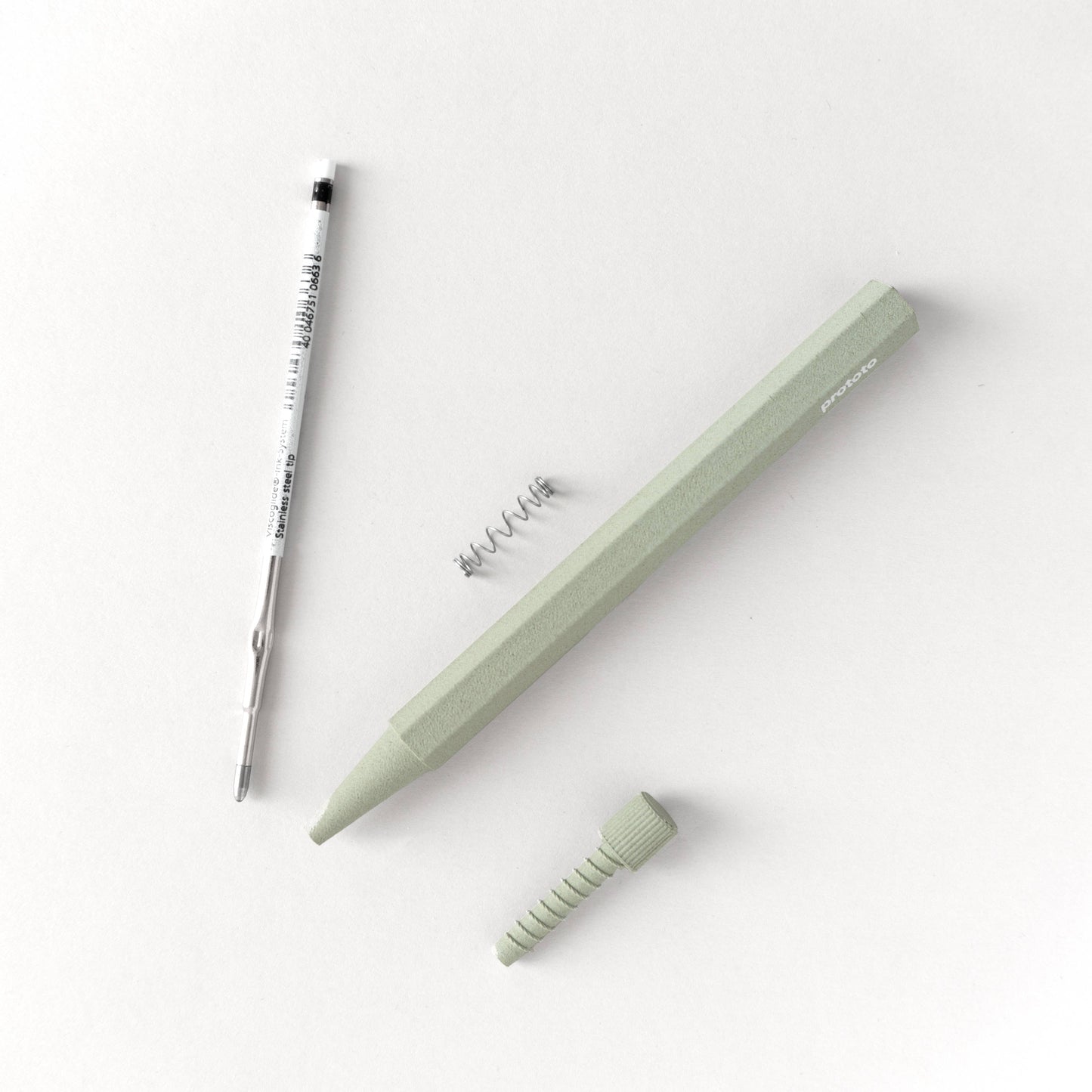 Zero Waste ballpoint pen in sage