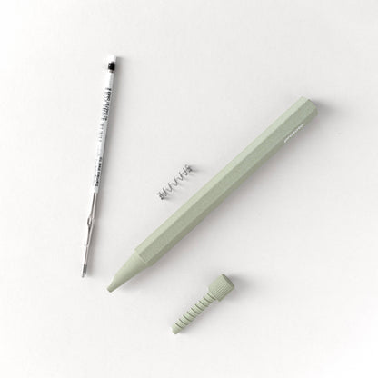 Zero Waste ballpoint pen in sage