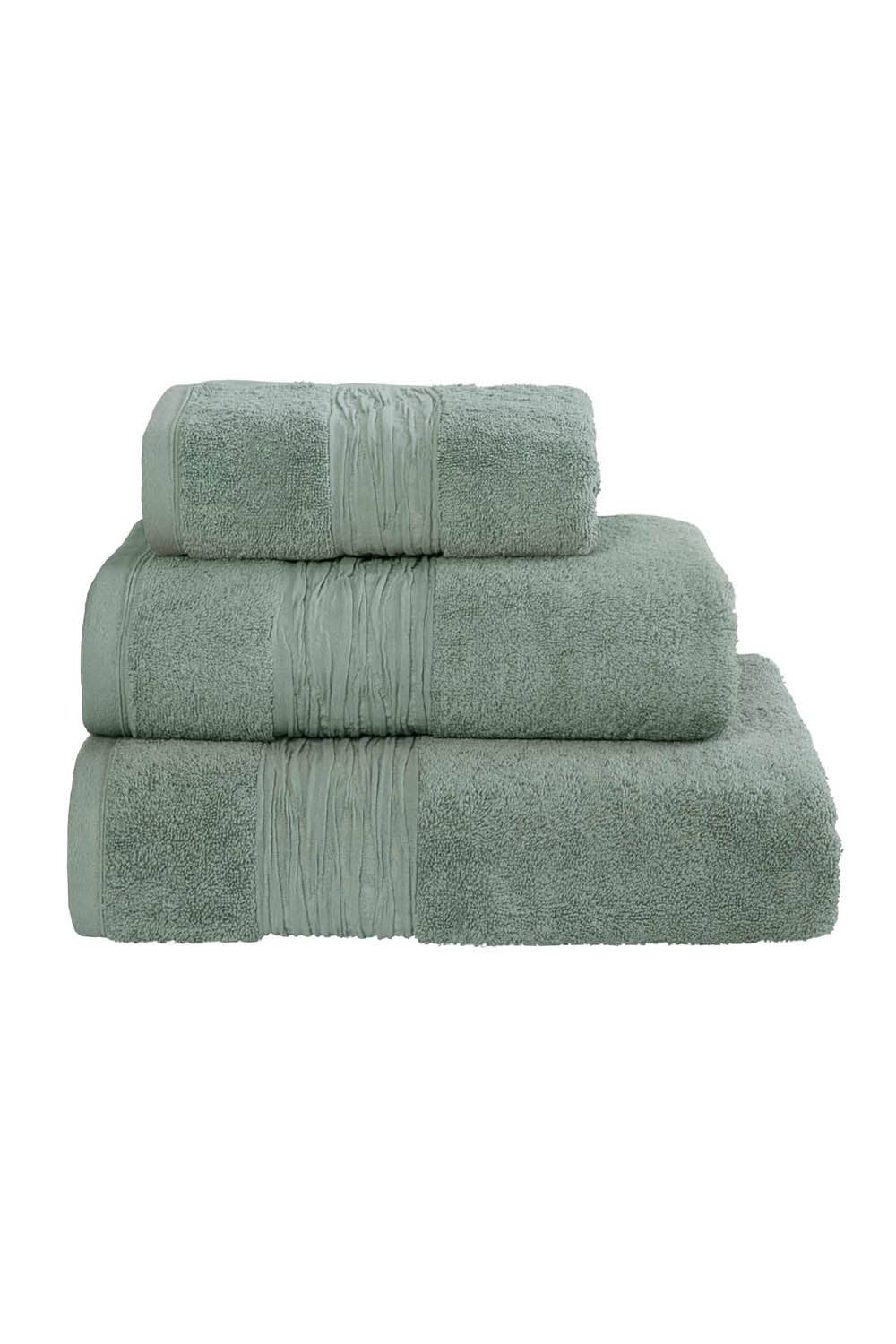 Lazy Linen 600gsm Turkish Cotton Towel With Linen Sage