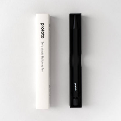 Zero Waste ballpoint pen in black
