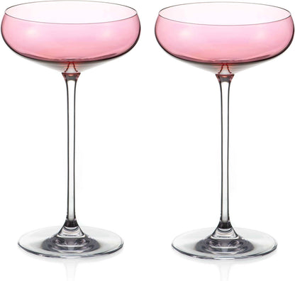DIAMANTE Pink Champagne Cocktail Saucer