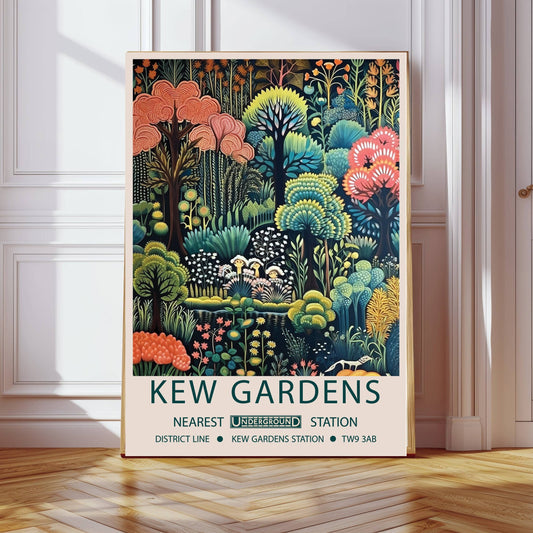 Botanical Kew Garden's Art Print