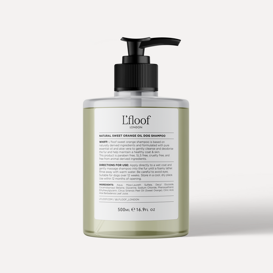 Natural Orange Oil Dog Shampoo - 500ml - L'floof WHIFF
