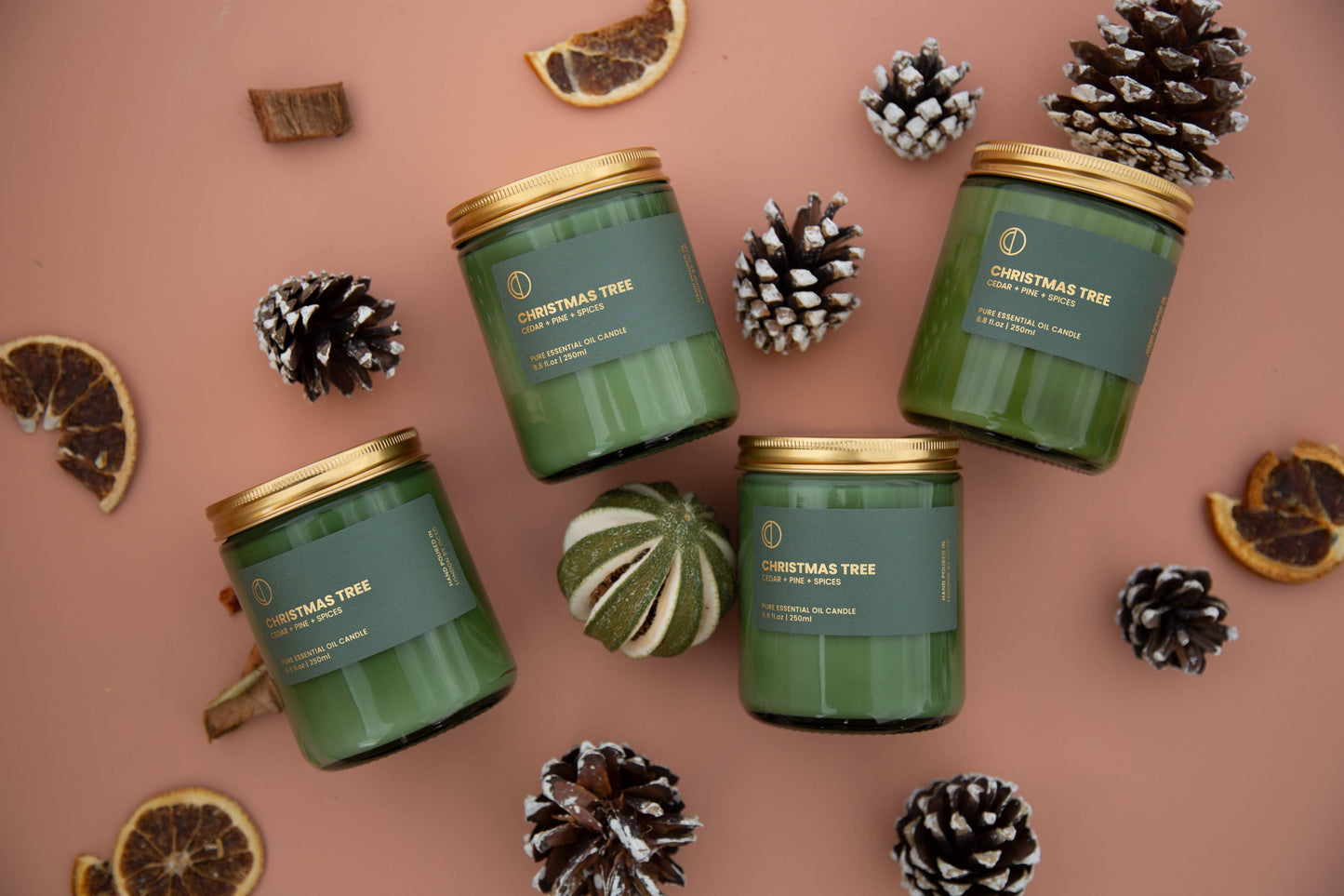 Christmas Tree (Cedar + Pine + Juniper) | Green Jar Candle