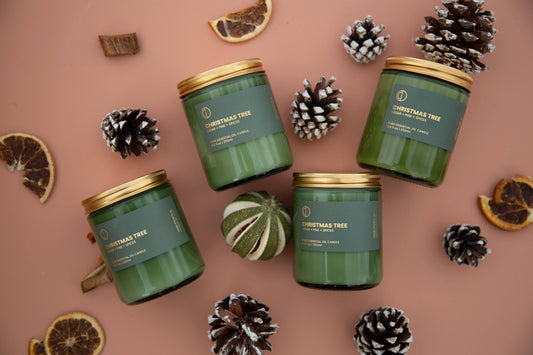 Christmas Tree (Cedar + Pine + Juniper) | Green Jar Candle