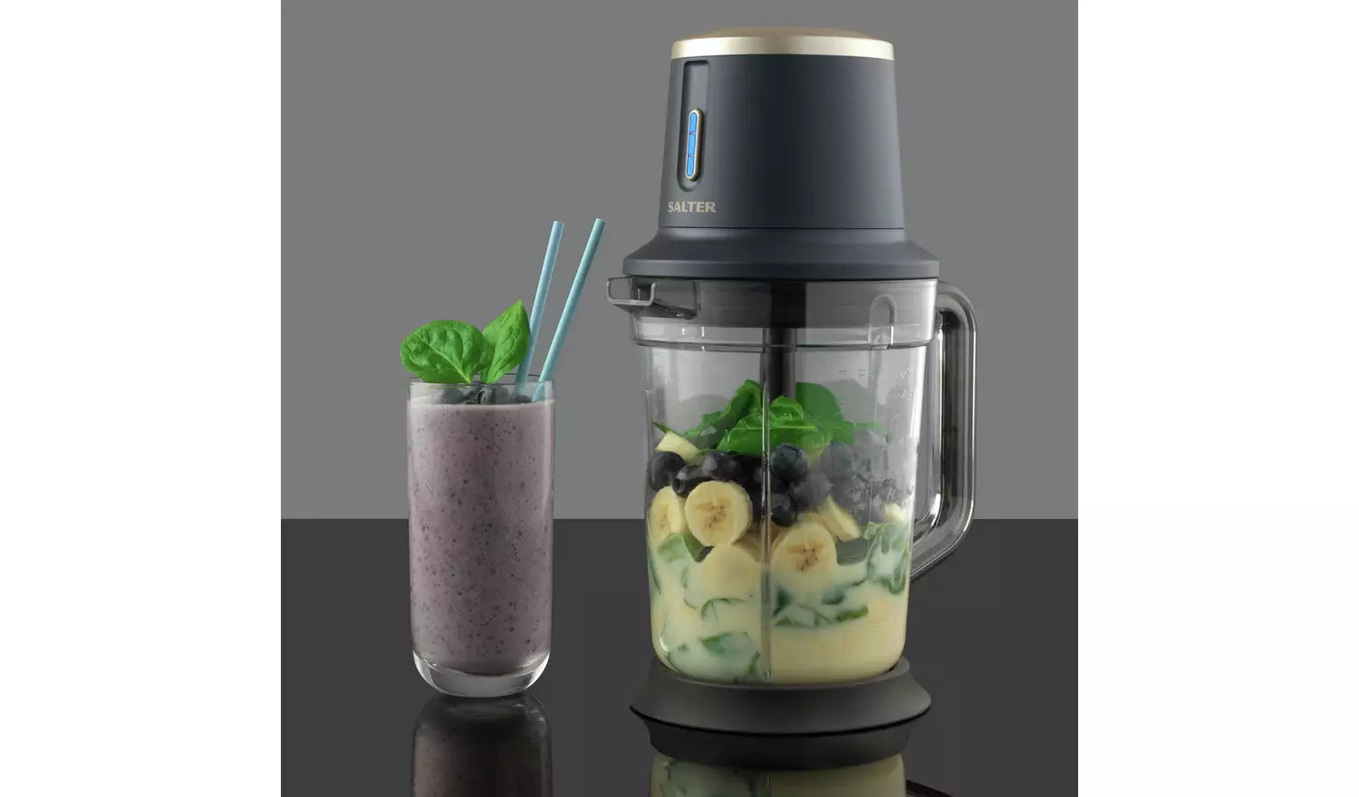 Salter Cordless 1.5L Jug Blender - Grey
