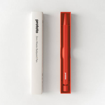 Zero Waste ballpoint pen in red