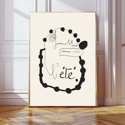 Joan Miro Lete Vintage Art Print