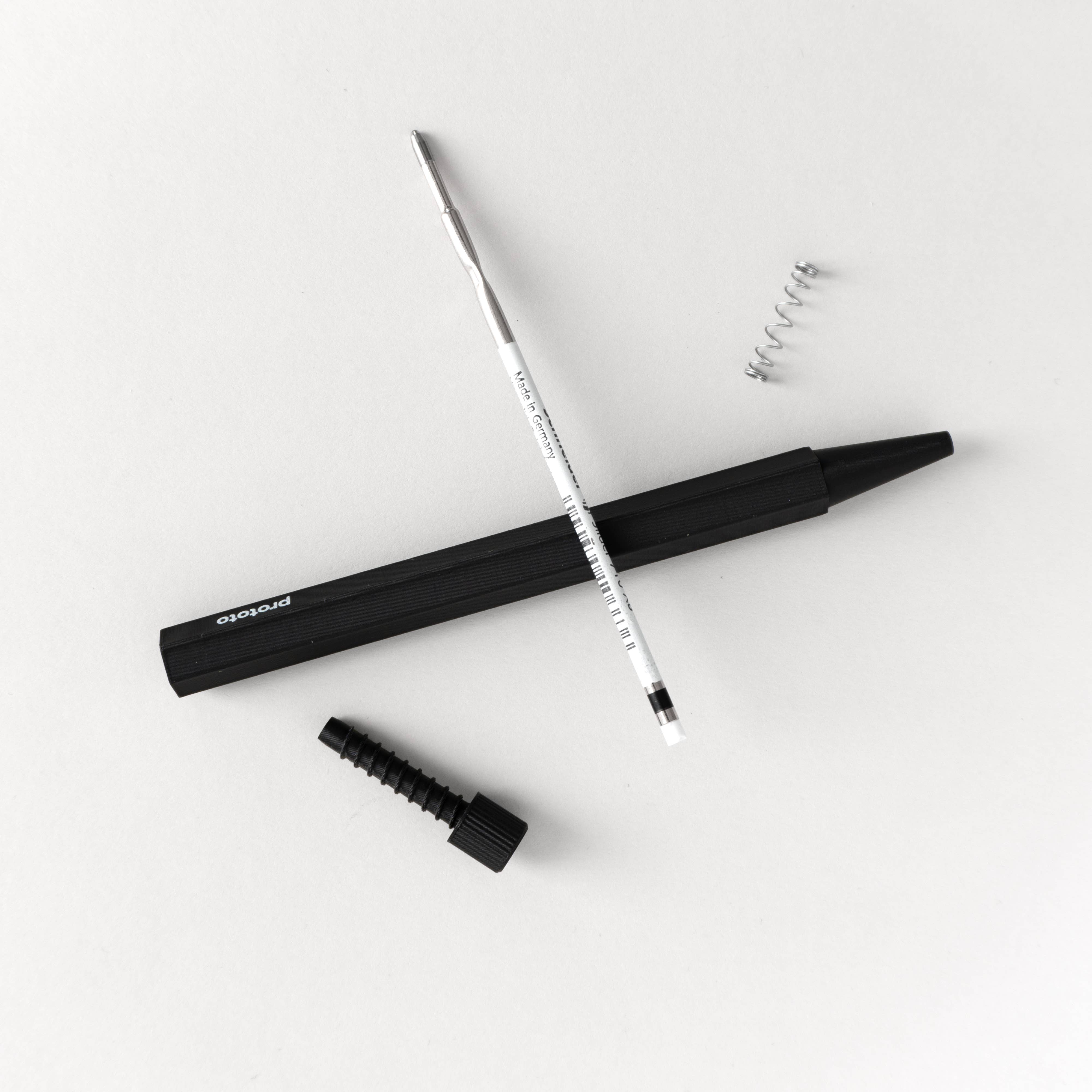 Zero Waste ballpoint pen in black