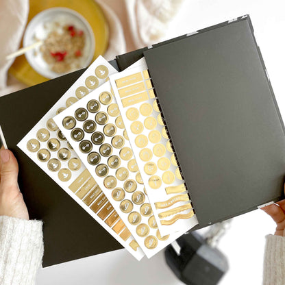 My Daily Fitness planner -  Workout and Meal Planner (Noir)