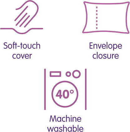 Slumberdown Anti Allergy Pillow Protector - 2 Pack