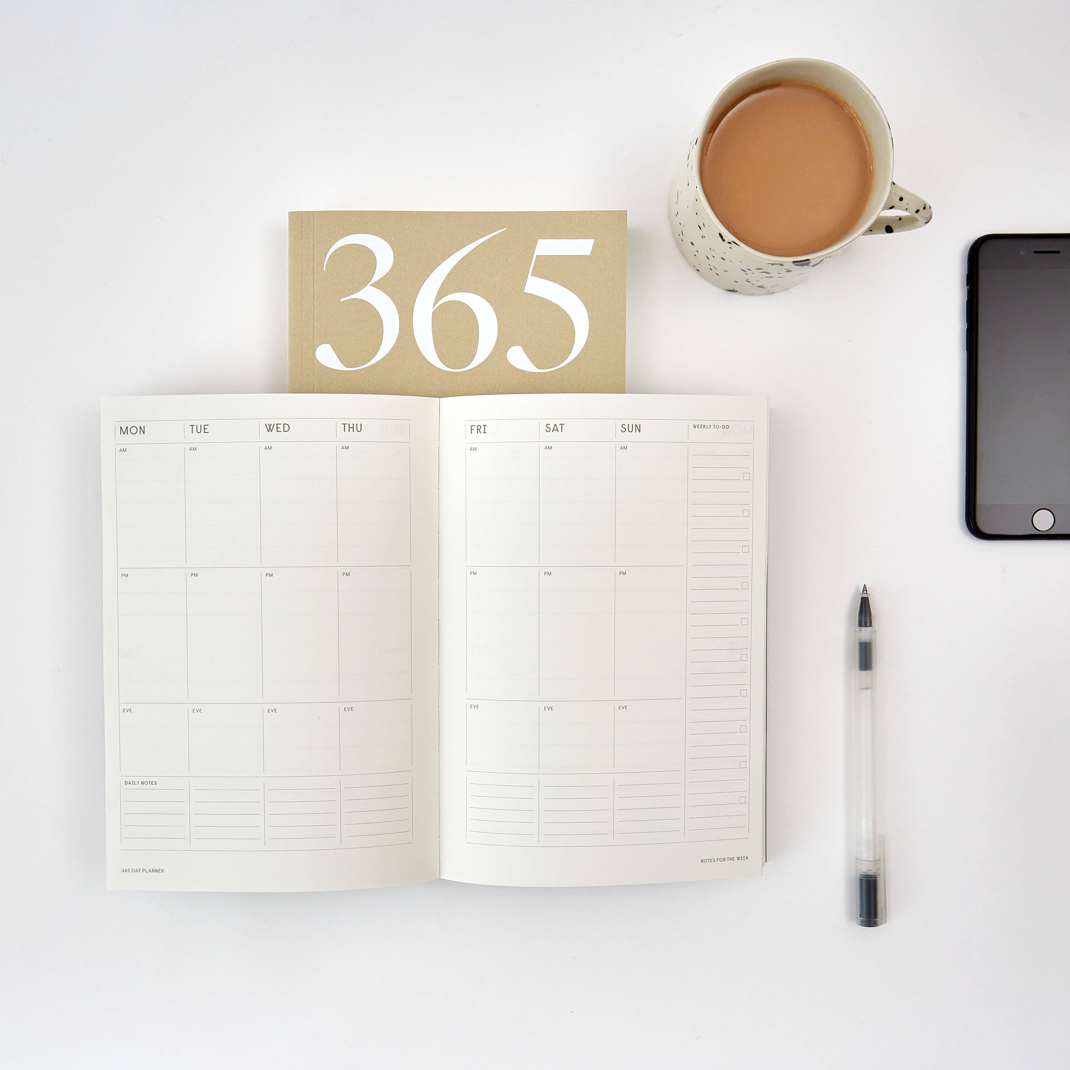 365 LAY FLAT UNDATED A5 PLANNER
