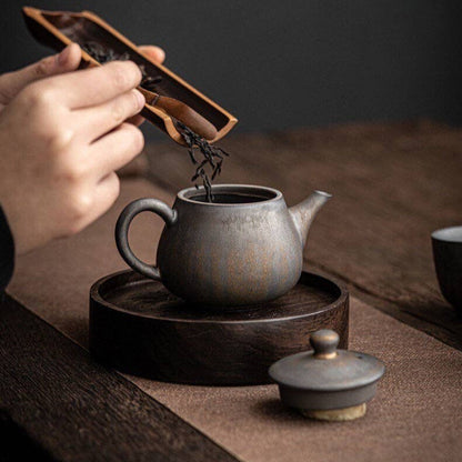 Gohobi Ceramic Metallic Glaze Teapot