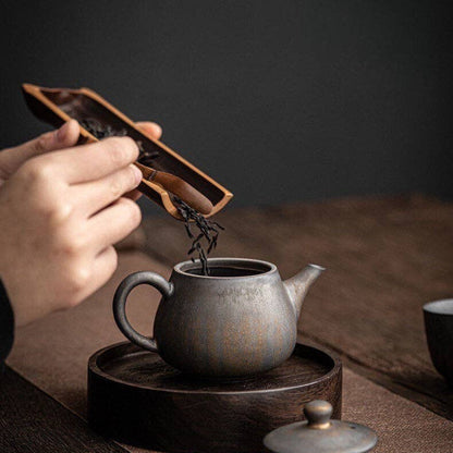 Gohobi Ceramic Metallic Glaze Teapot