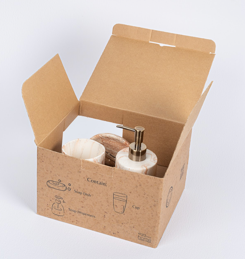 Marble Bathroom 3 Pieces Set