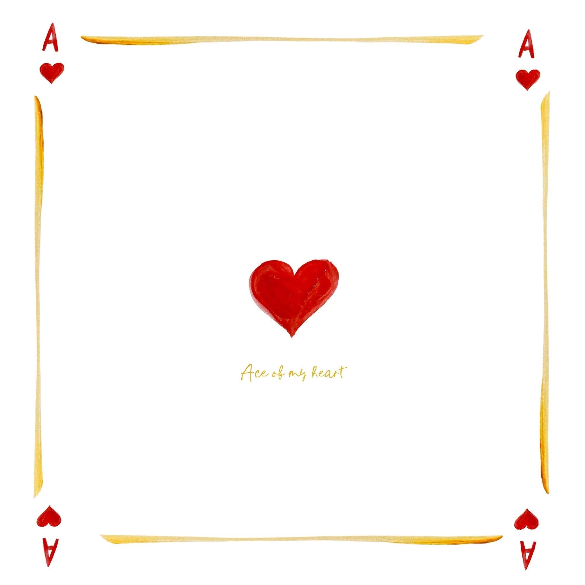 Ace of my heart / Perfect Shot - Linen Napkin Set of 2