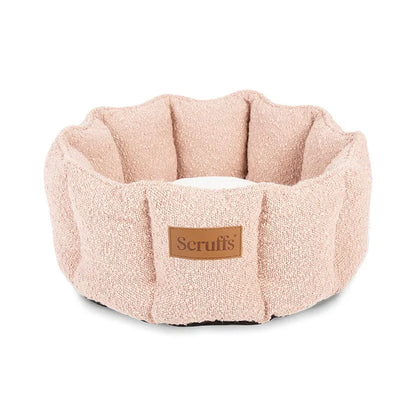 Scruffs Boucle Cat/Small Dog Bed - Blush