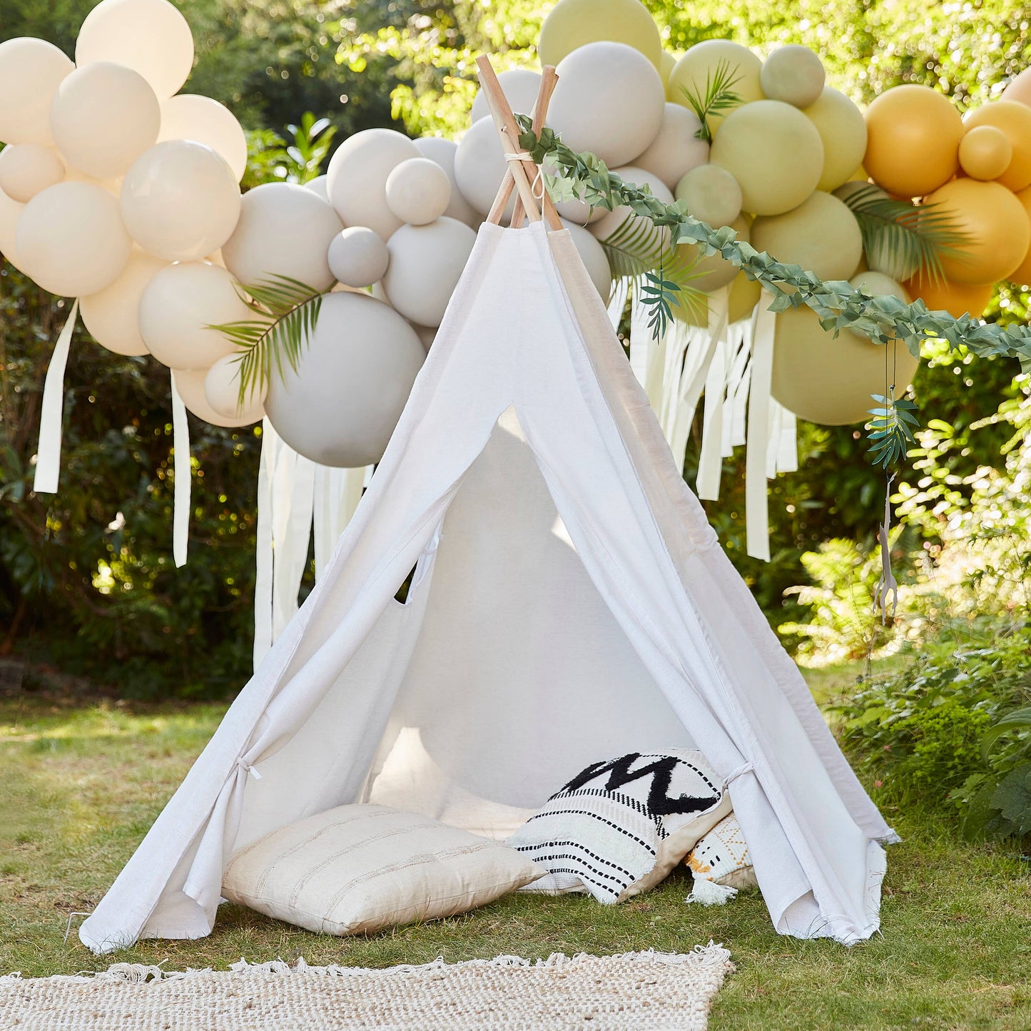 Tent - Teepee Play Tent - Cream